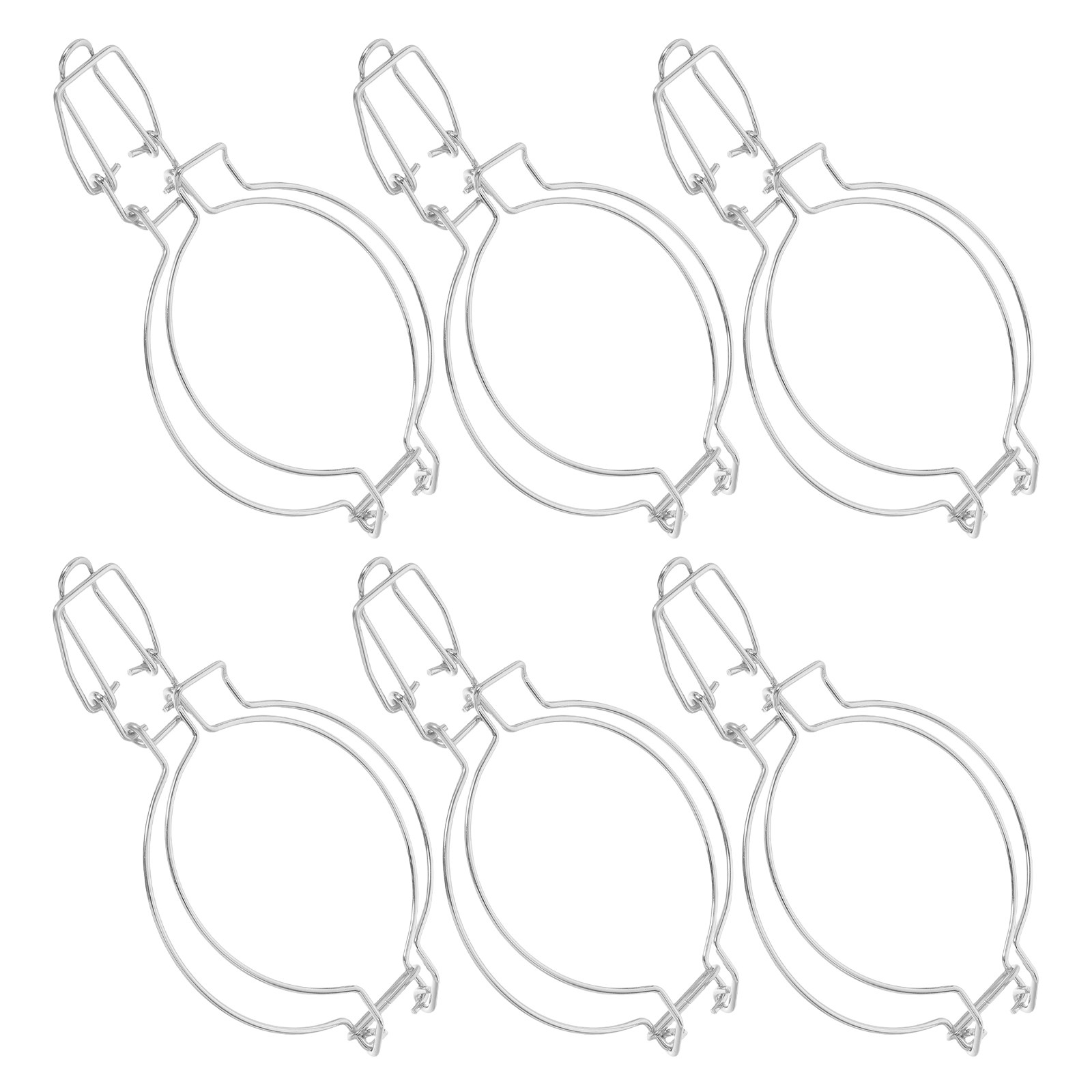 Food Storage Stainless Steel - 6Pcs Stainless Steel Snap Clasp Sealing