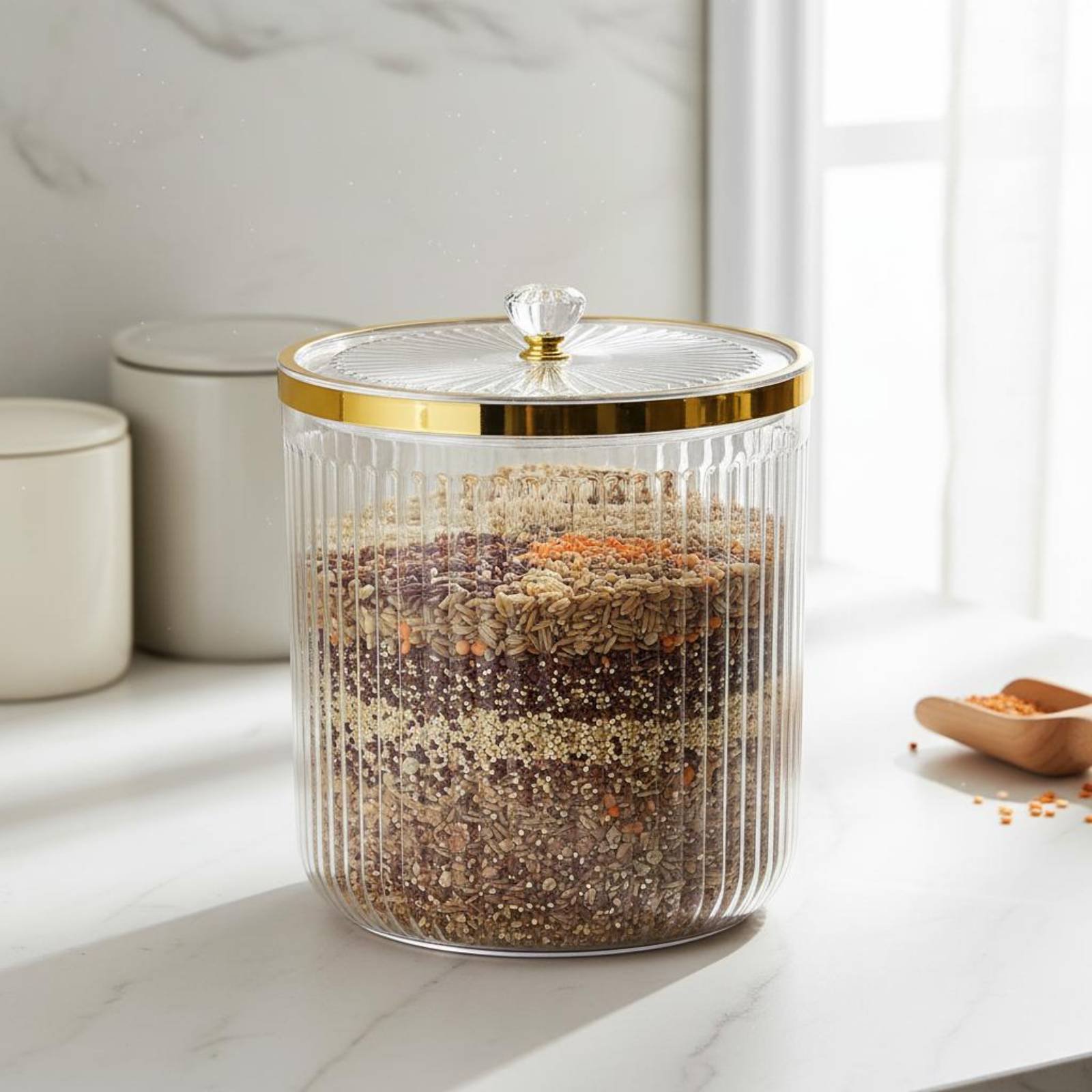 Food Storage Design - Dry Food Storage Container Wide Mouth