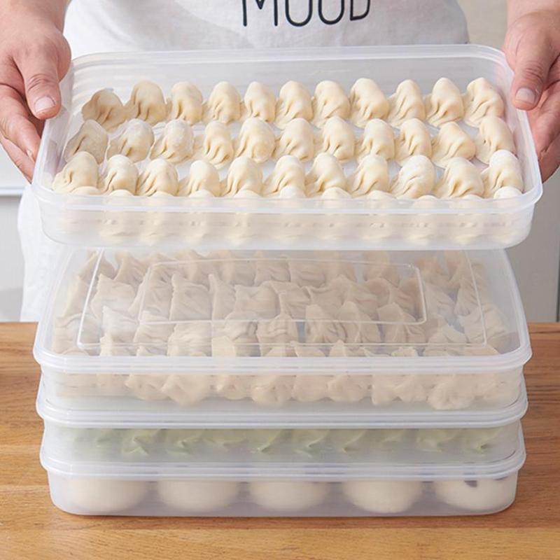 Food Storage Design - Transparent Kitchen Storage Box Refrigerator Organizer