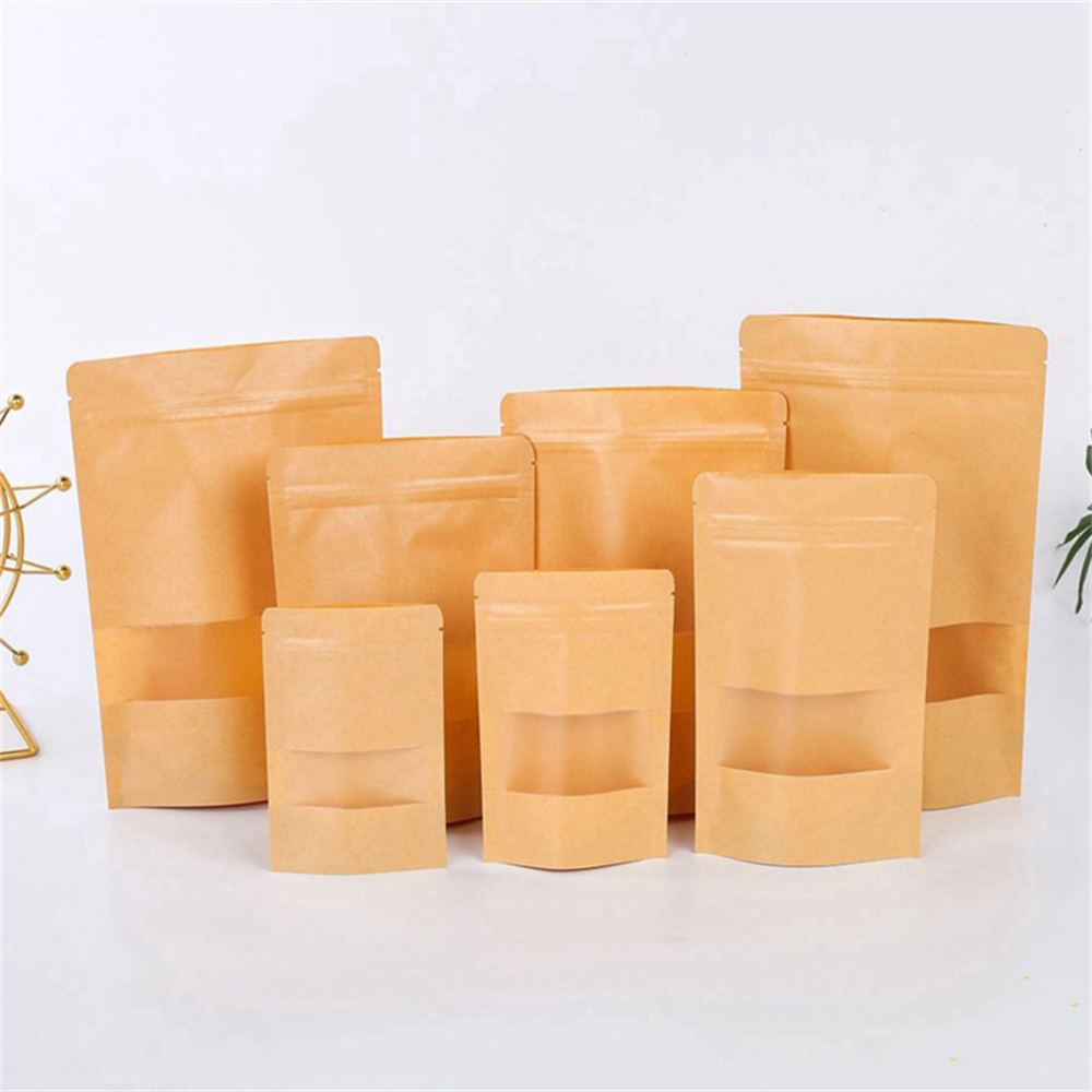 Food Storage Year Supply - 10pcs Zip Lock Kraft Paper Bag