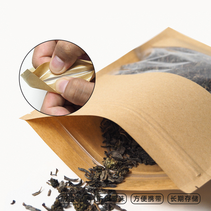 Food Storage Year Supply - 50Pcs Thickened Kraft Paper Transparent Window
