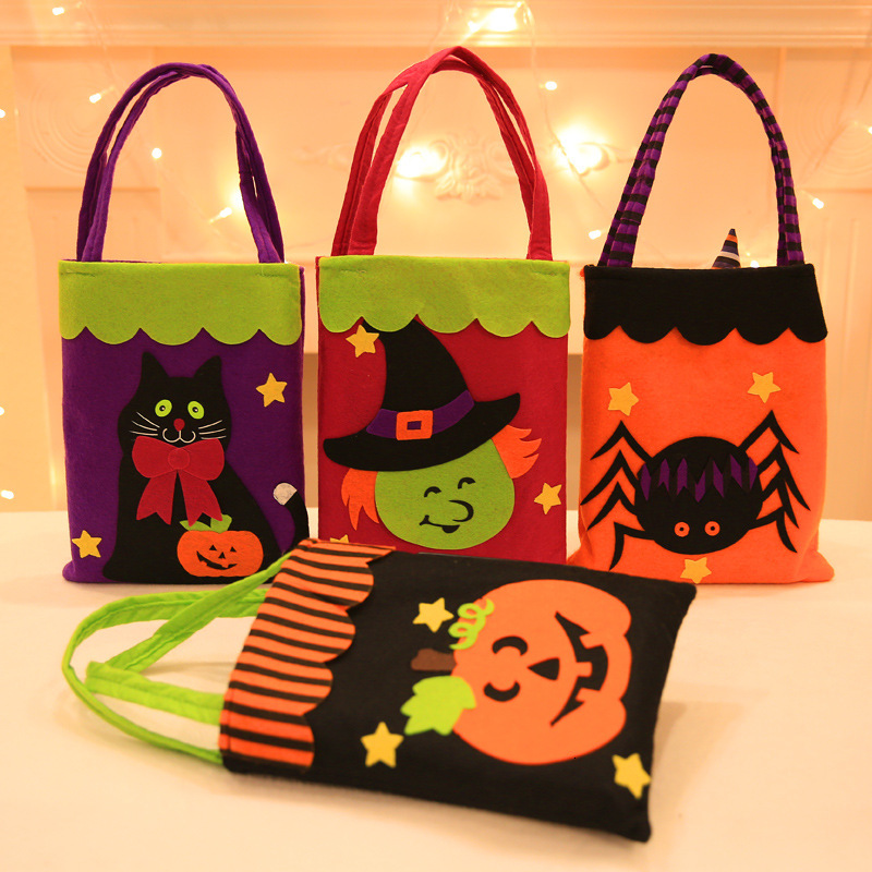 Food Storage Year Supply - Halloween Pumpkin Witches Gift Bag Candy
