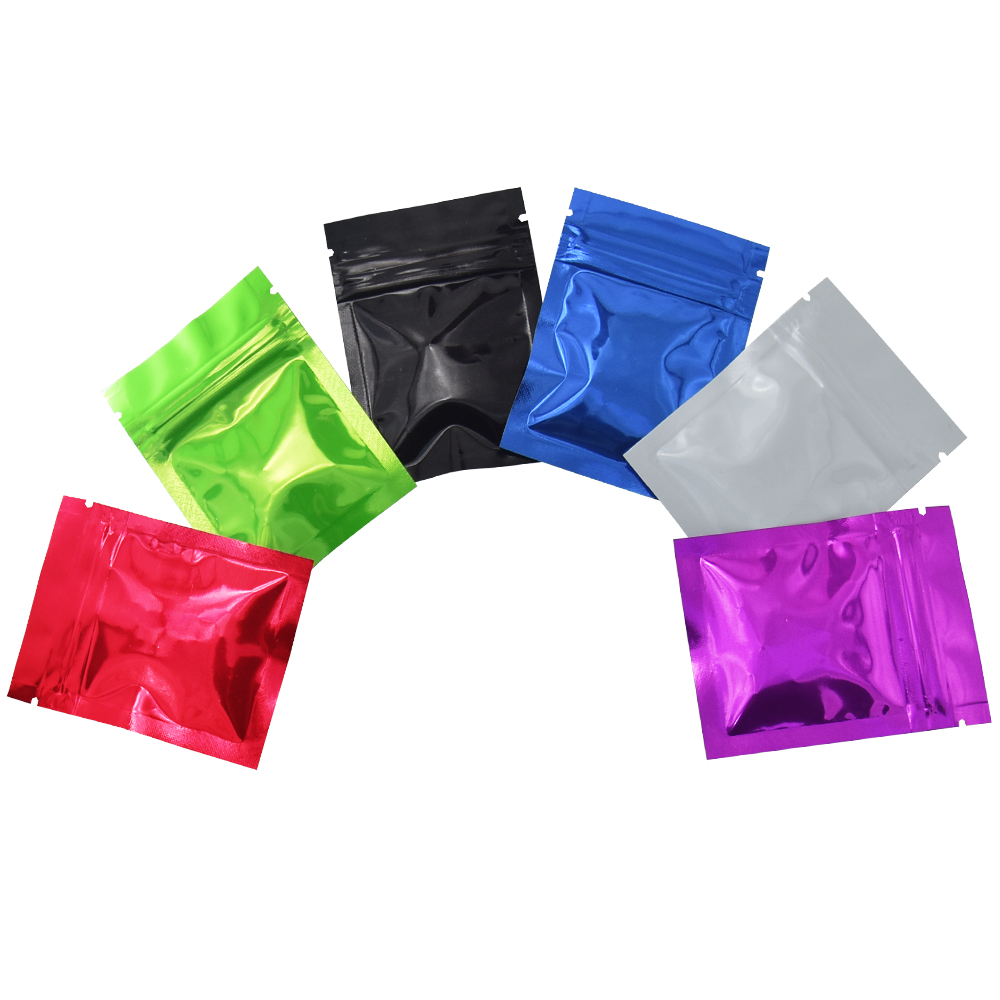 Food Storage In Mylar Bags - 500 Pieces 6x8cm Small Reclosable Zip