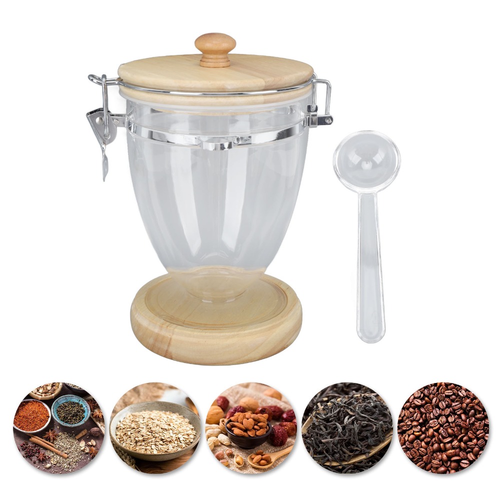 Food Storage Building - Airtight Lid Food Storage Jar Clear