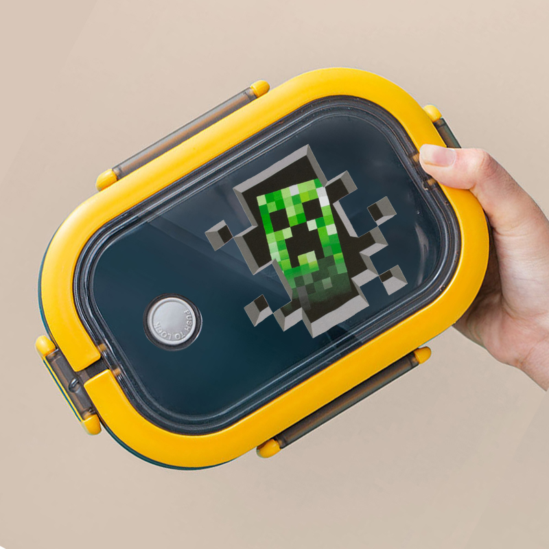 Food Storage Minecraft - Minecraftes Pixeles Bento Lunch Box Cartoon