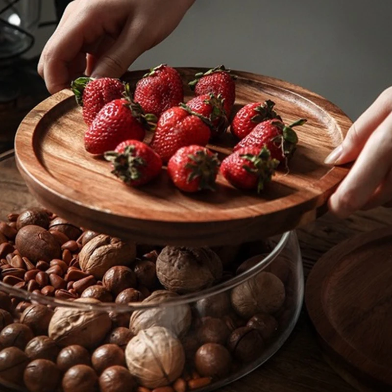 Creative Glass Food Storage Co - Food Storage Jars With Wooden Lids 评论和价格