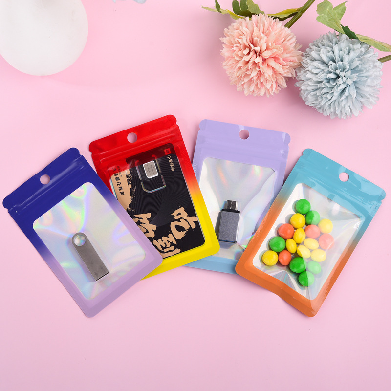 1000Pcs Laser Color Gradient Z - Food Storage In Mylar Bags 评论和价格