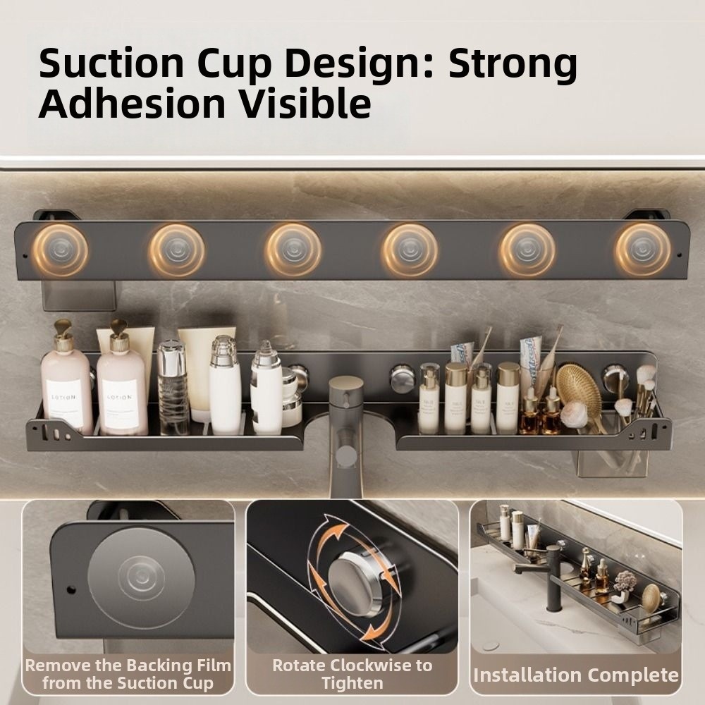 Suction Cup Bathroom Shelves W - Food Storage Shelving 评论和价格