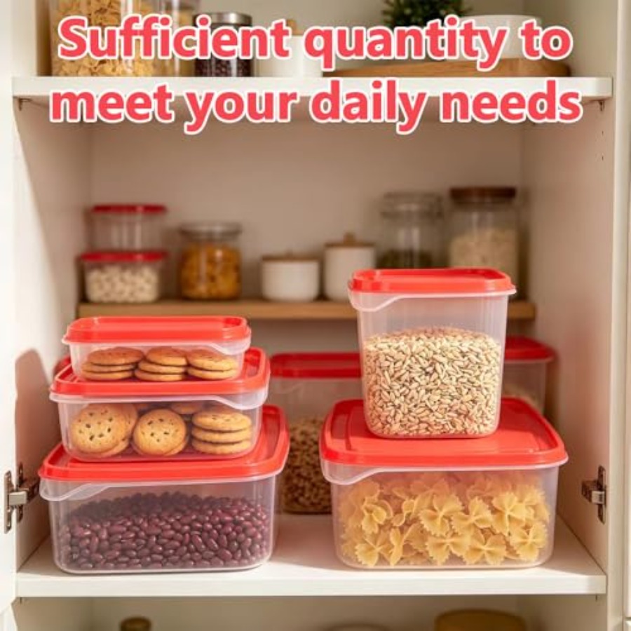 17Pcs Plastic Food Storage Set - Food Storage Containers With Lids 评论和价格