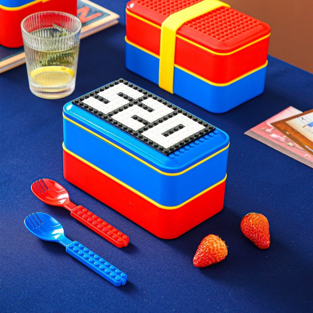 Funny Sealed Lunch Bento Box S - Food Storage Building 评论和价格