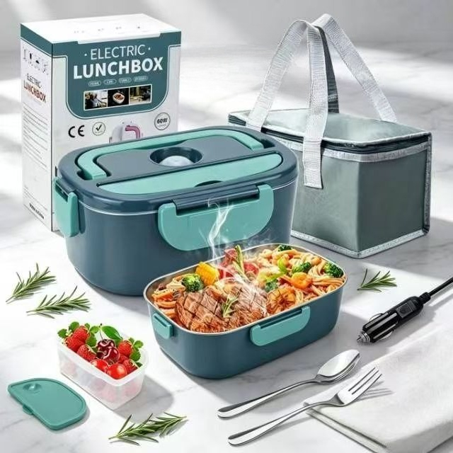 100W Electric Heating Lunch Bo - Food Storage Bag Organizer 评论和价格