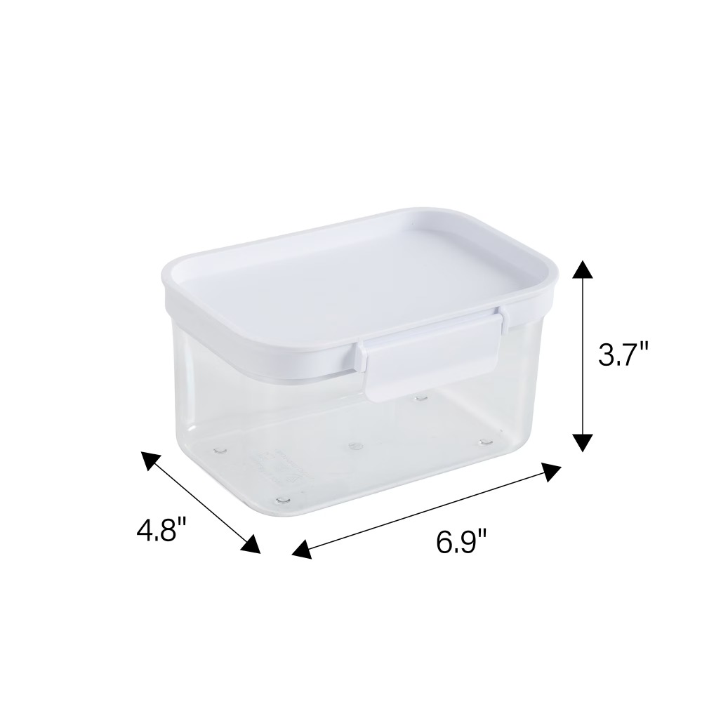 Small Rectangular Plastic Pant - Food Storage Containers With Lids 评论和价格