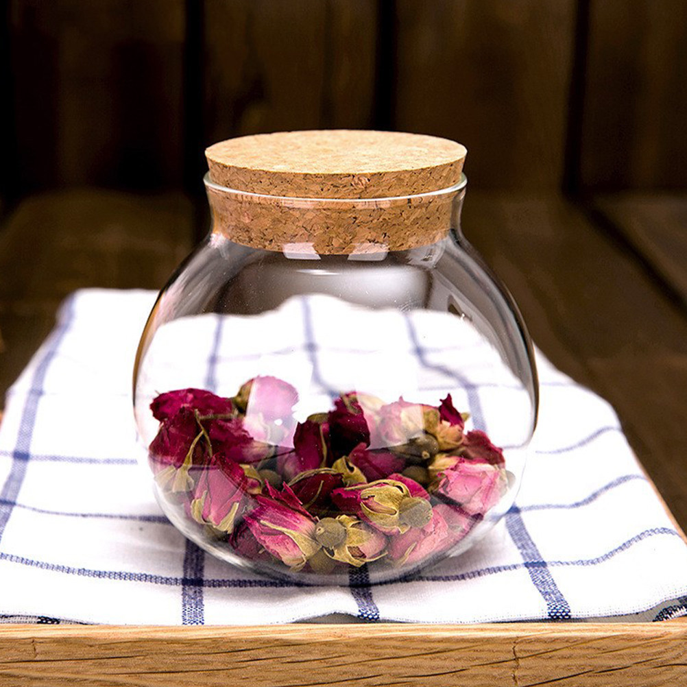 High Quality Glass Canister wi - Food Storage Jars With Wooden Lids 评论和价格