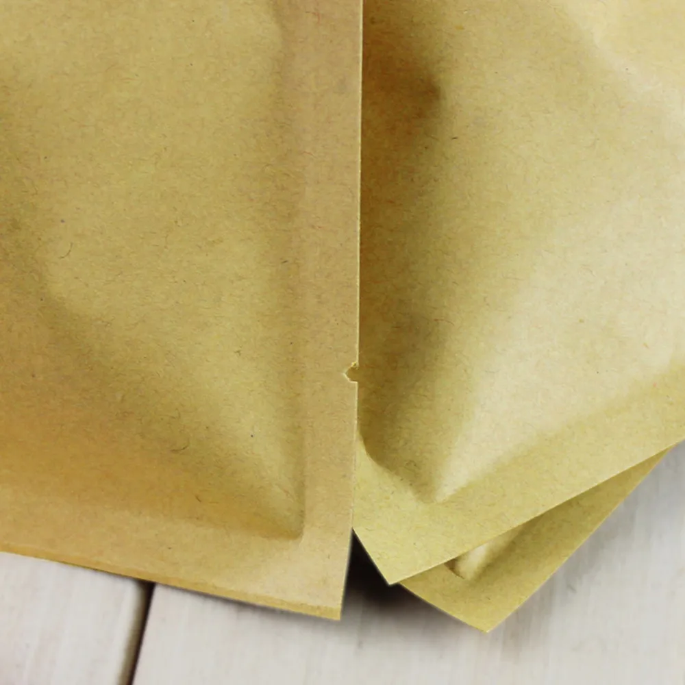 8*12cm Open Top Brown Kraft Pa - Food Storage In Mylar Bags 评论和价格
