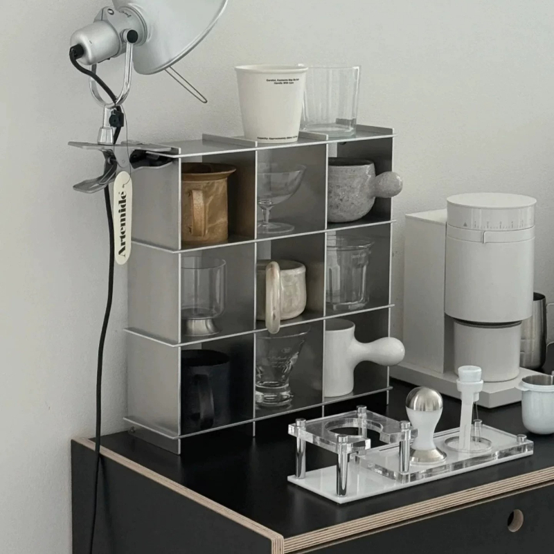 Minimalist Aluminum Alloy Coun - Food Storage Shelving 评论和价格