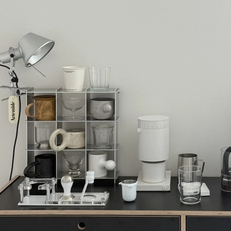 Minimalist Aluminum Alloy Coun - Food Storage Shelving 评论和价格