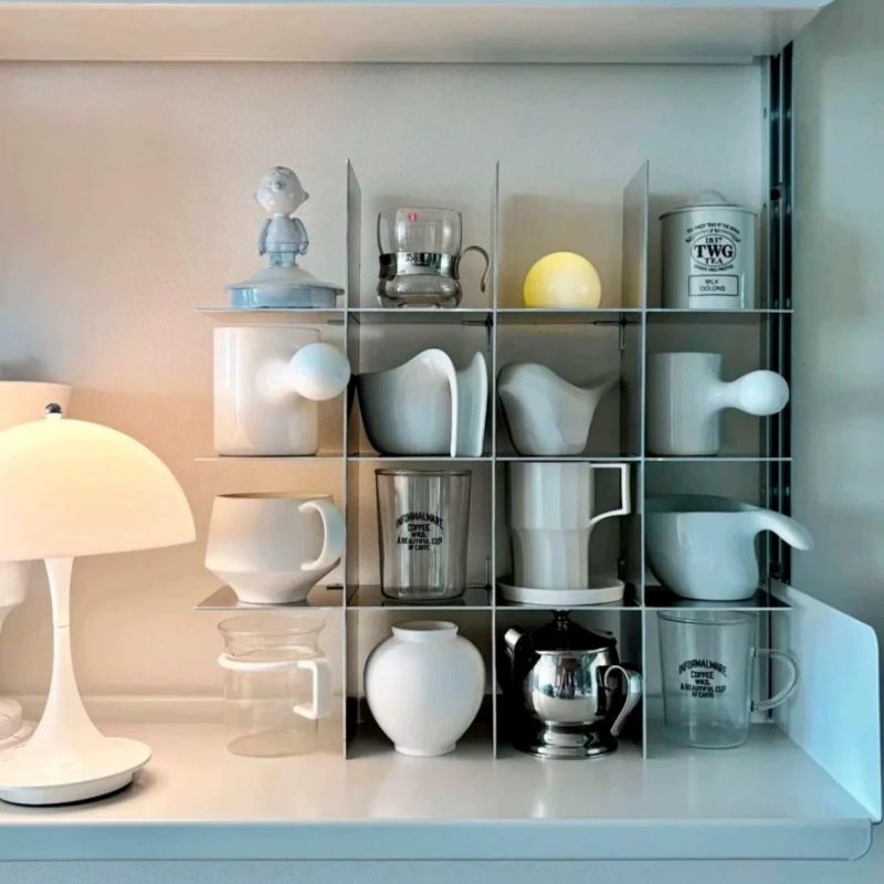 Minimalist Aluminum Alloy Coun - Food Storage Shelving 评论和价格