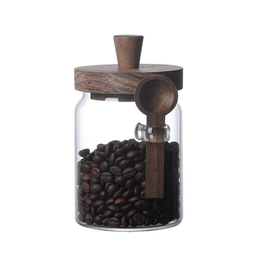 Glass Food Storage Containers  - Food Storage Jars With Wooden Lids 评论和价格