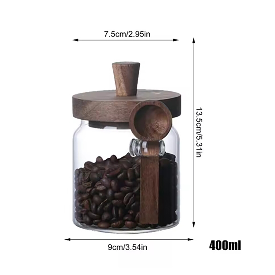 Glass Food Storage Containers  - Food Storage Jars With Wooden Lids 评论和价格