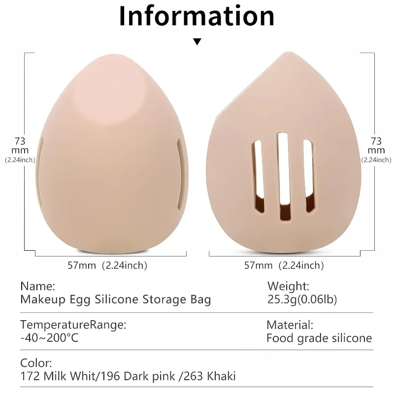 Silicone Beauty Egg Breathable - Food Storage Eggs 评论和价格