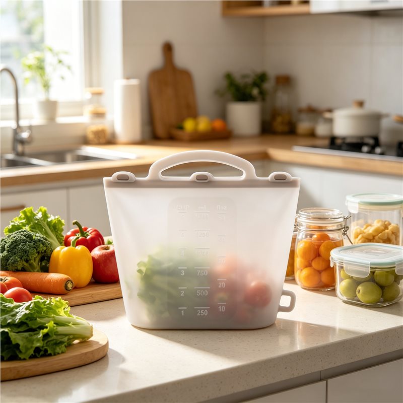 AB66-Fresh-Keeping Bag Food-Gr - Food Storage Silicone Bags 评论和价格