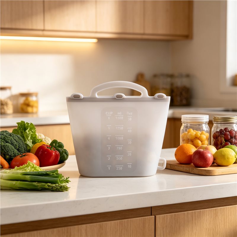 AB66-Fresh-Keeping Bag Food-Gr - Food Storage Silicone Bags 评论和价格