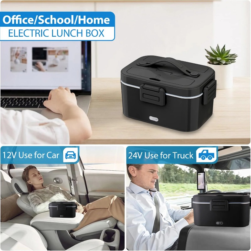 Electric Heated Lunch Box 110V - Food Storage Warmer 评论和价格