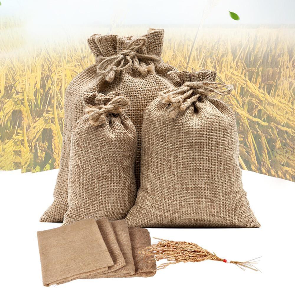 Burlap Potato Sacks Jute Potat - Food Storage In Roots 评论和价格