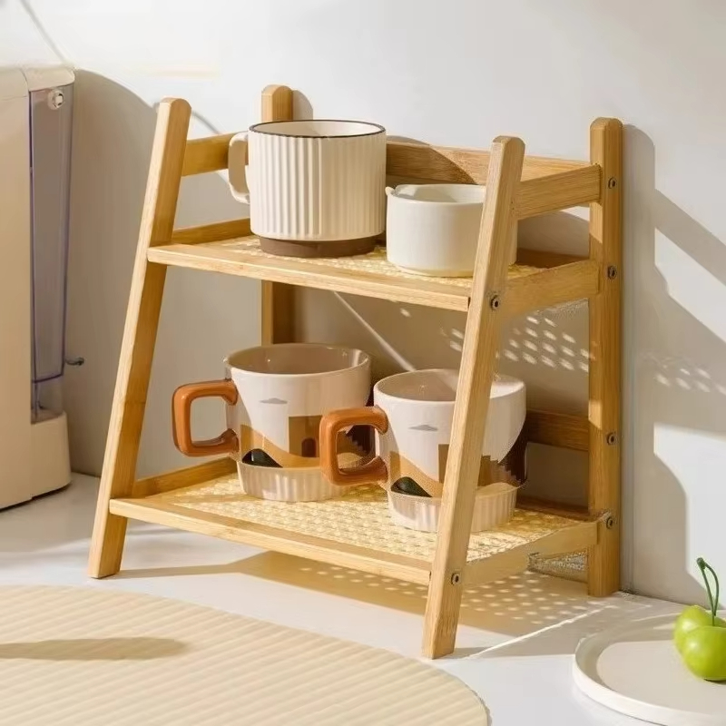 Retro Bamboo 2 Layer Storage R - Food Storage Shelving 评论和价格