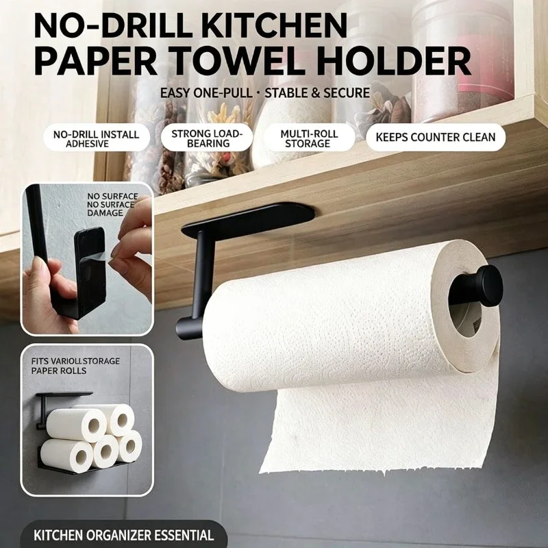 Paper Roll Holder Towel Rack H - Food Storage Shelving 评论和价格