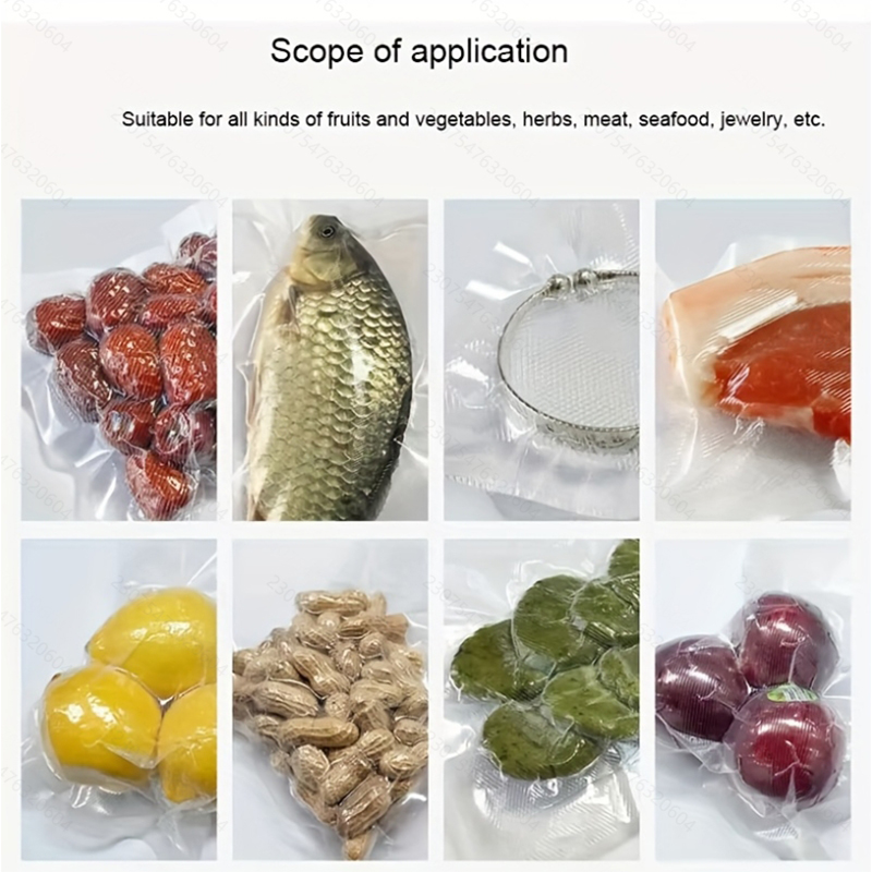 4pcs Vacuum Sealer Bags: 4 Rol - Food Storage Bags Xl 评论和价格