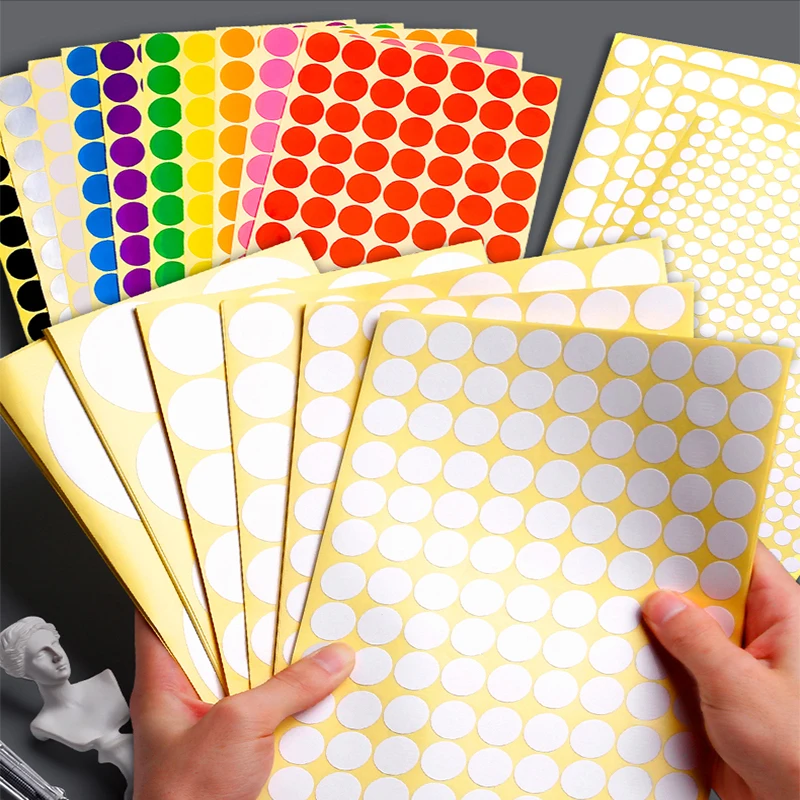 16 Colors Self-Adhesive Round  - Food Storage Year Supply 评论和价格