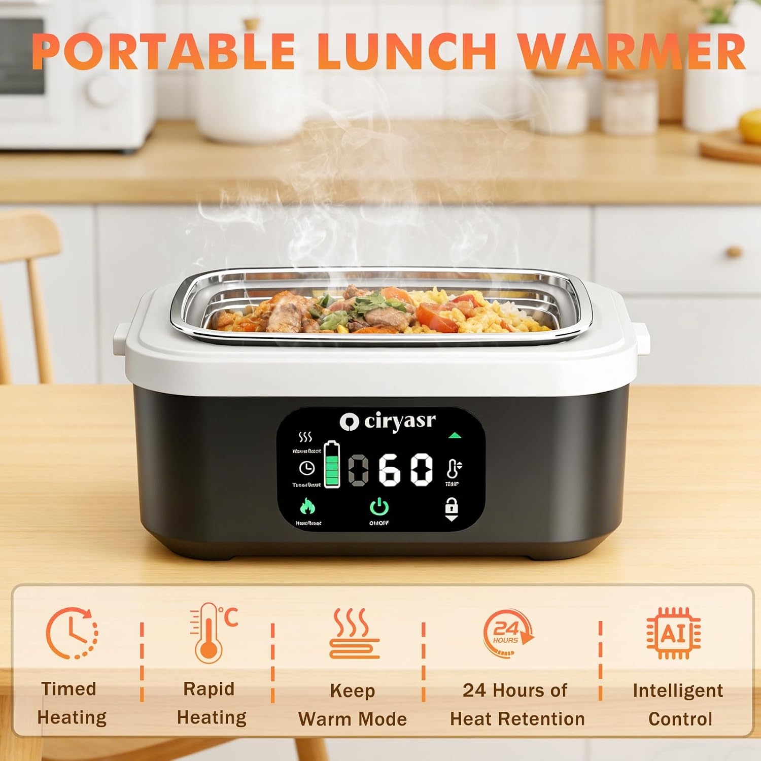 Powerful Electric Lunch Box, 1 - Food Storage For Camping 评论和价格