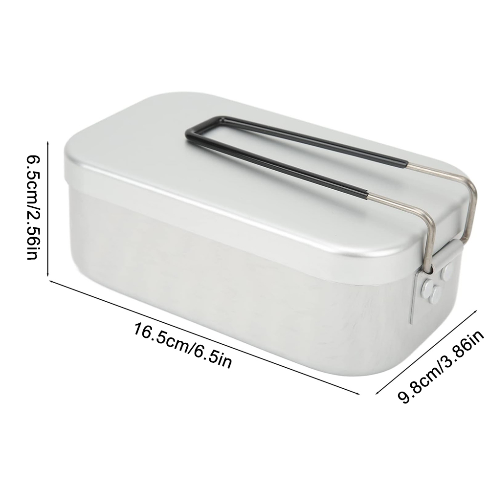 800ML Aluminum Lunch Boxes Out - Food Storage For Camping 评论和价格