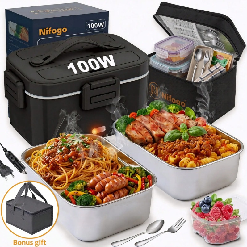 100W Electric Heated Lunch Box - Food Storage Warmer 评论和价格
