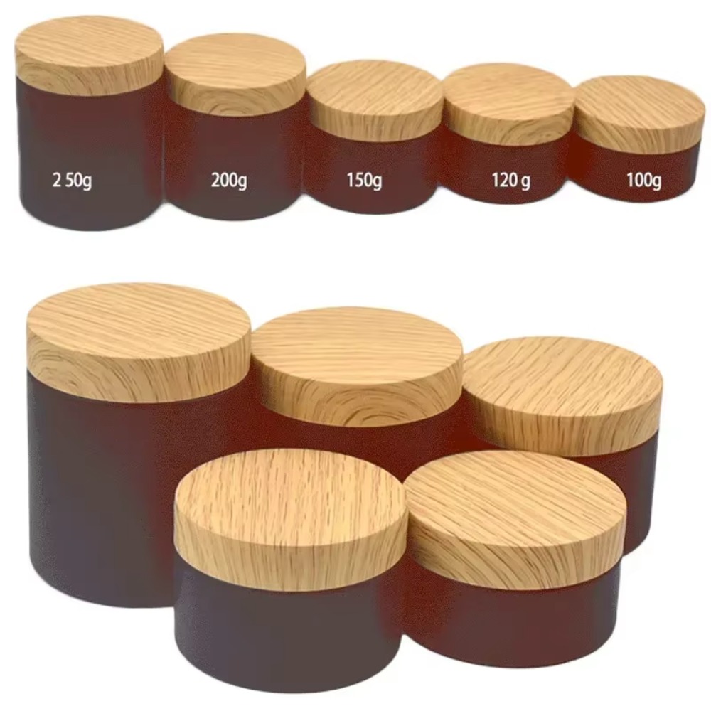 30PCS PET Empty Plastic Jar 10 - Food Storage Jars With Wooden Lids 评论和价格