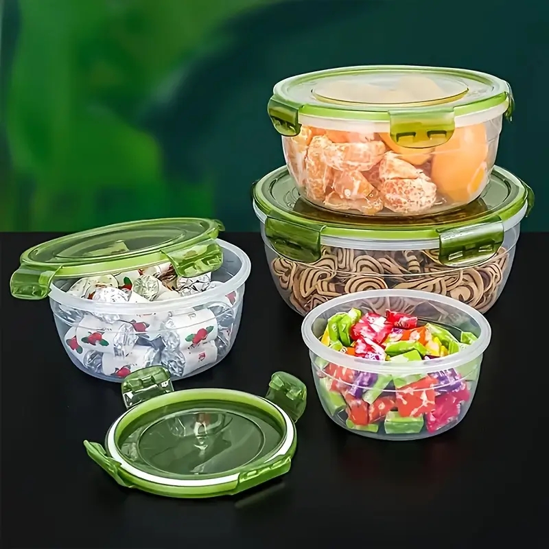 4 Plastic Food Storage Contain - Food Storage For Camping 评论和价格