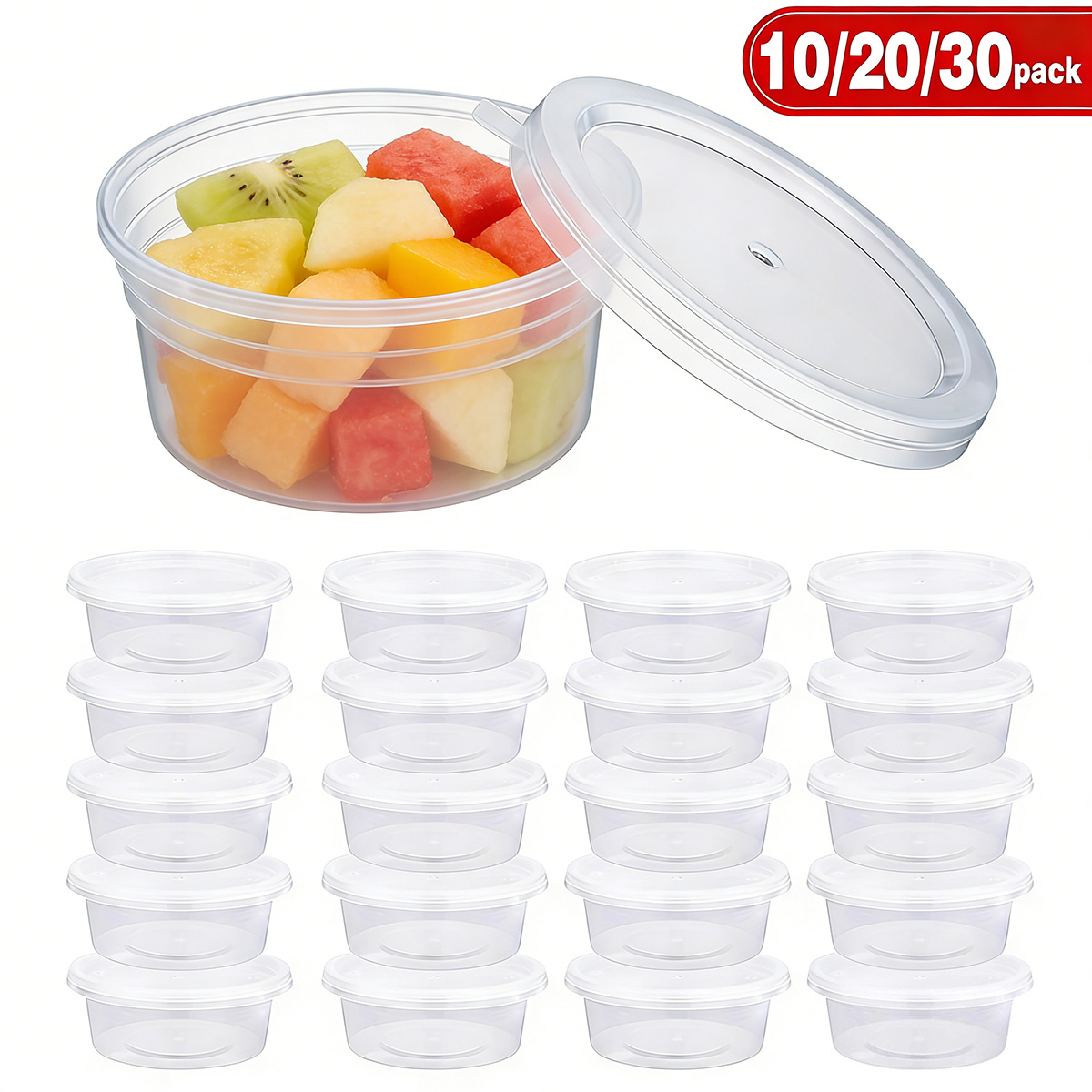10/20/40 Pack Small Slime Cont - Food Storage Containers With Lids 评论和价格