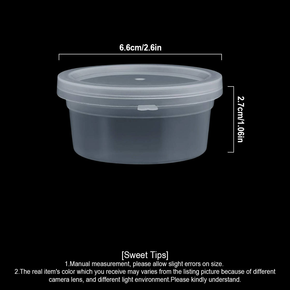 10/20/40 Pack Small Slime Cont - Food Storage Containers With Lids 评论和价格