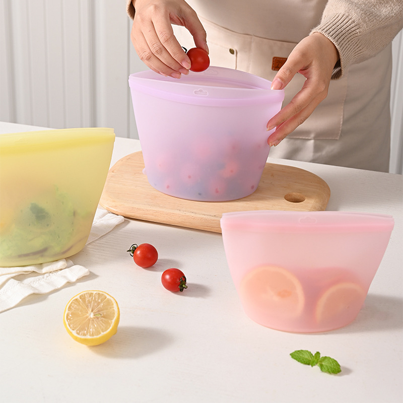 Self-Sealing Silicone Storage  - Food Storage Silicone Bags 评论和价格