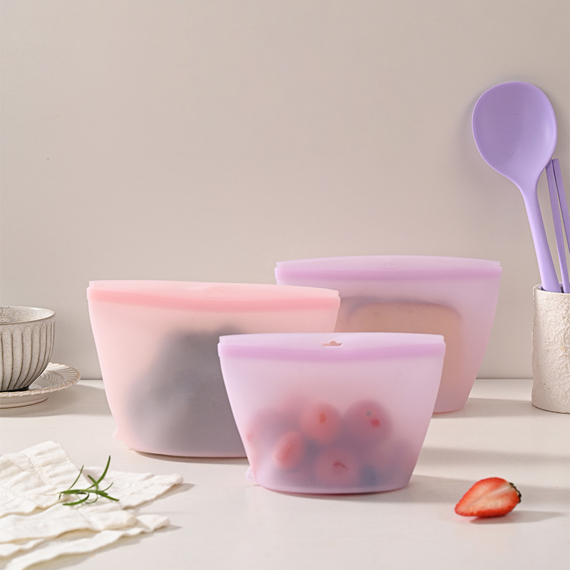 Self-Sealing Silicone Storage  - Food Storage Silicone Bags 评论和价格