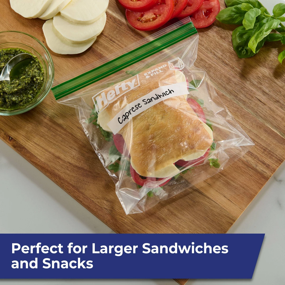 XL Sandwich Expand and Fill Fo - Food Storage Bags Xl 评论和价格