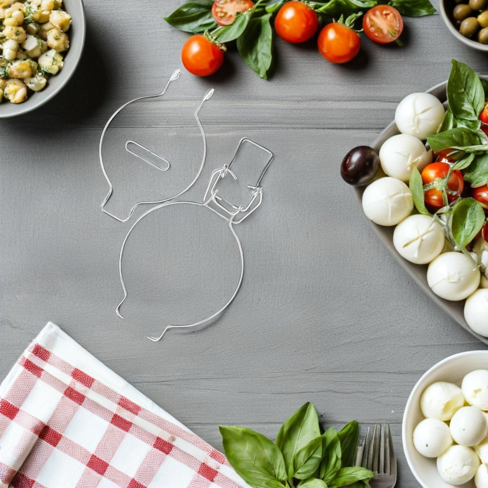 4Pcs Stainless Steel Wire Lock - Food Storage Stainless Steel 评论和价格