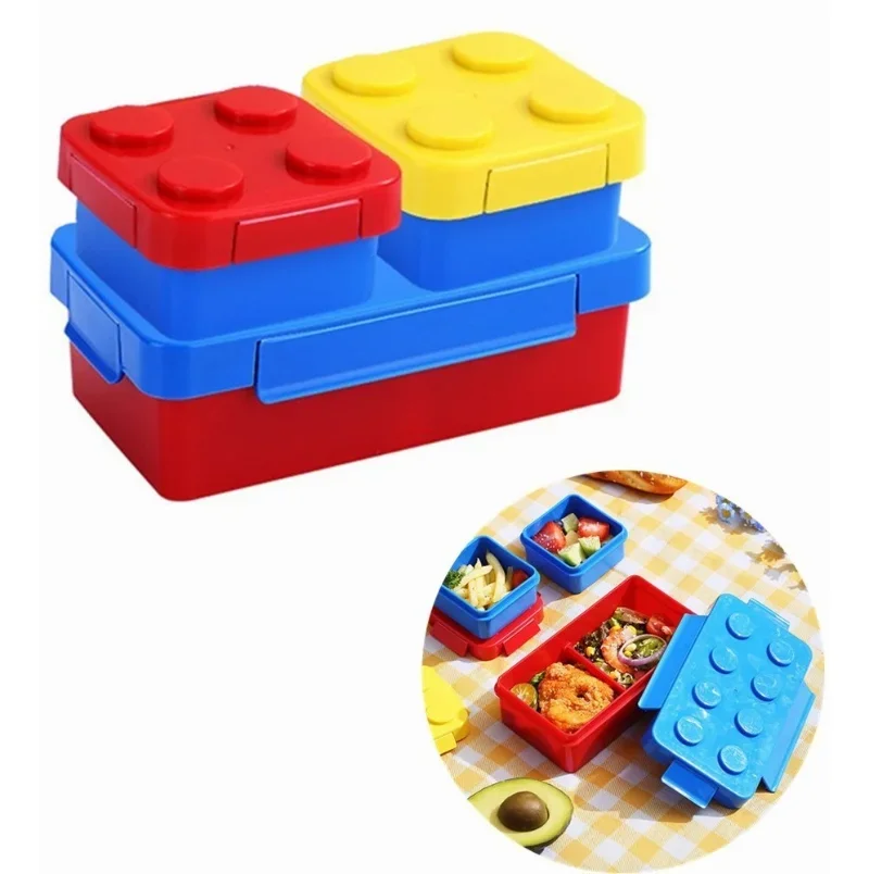 Building Blocks Lunch Box DIY  - Food Storage Building 评论和价格