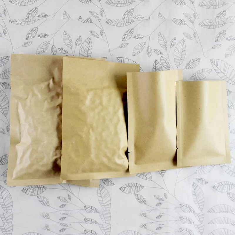 8*12cm Open Top Brown Kraft Pa - Food Storage In Mylar Bags 评论和价格