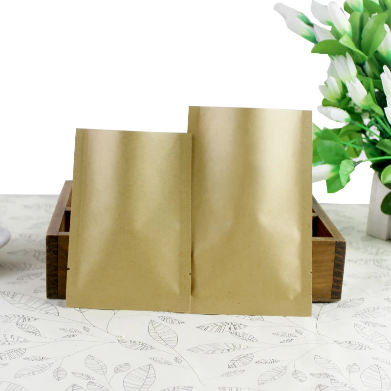 8*12cm Open Top Brown Kraft Pa - Food Storage In Mylar Bags 评论和价格