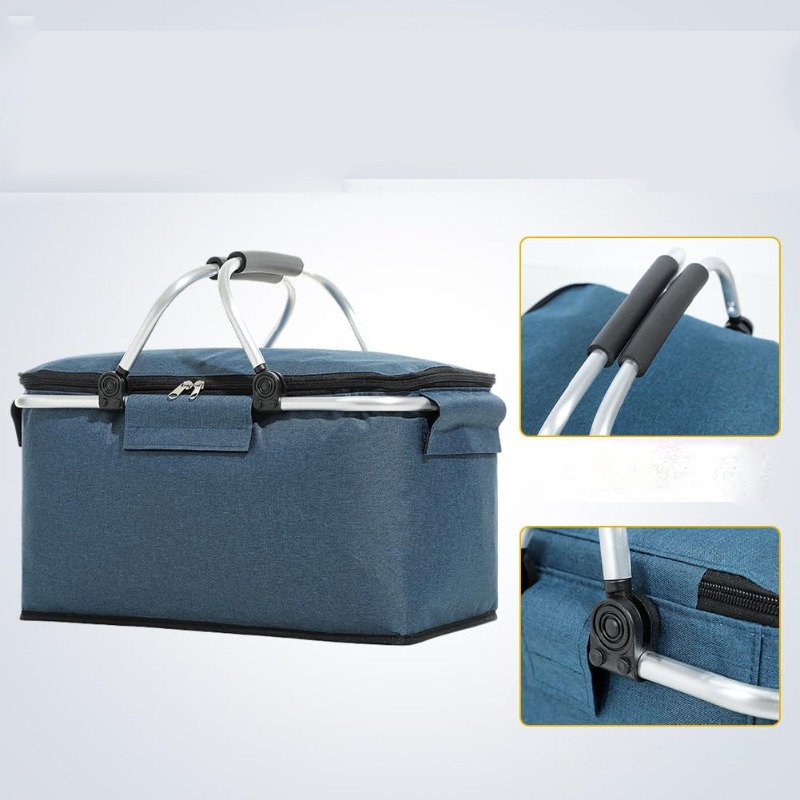 Flat Foldable Oxford Picnic Ba - Food Storage Design 评论和价格