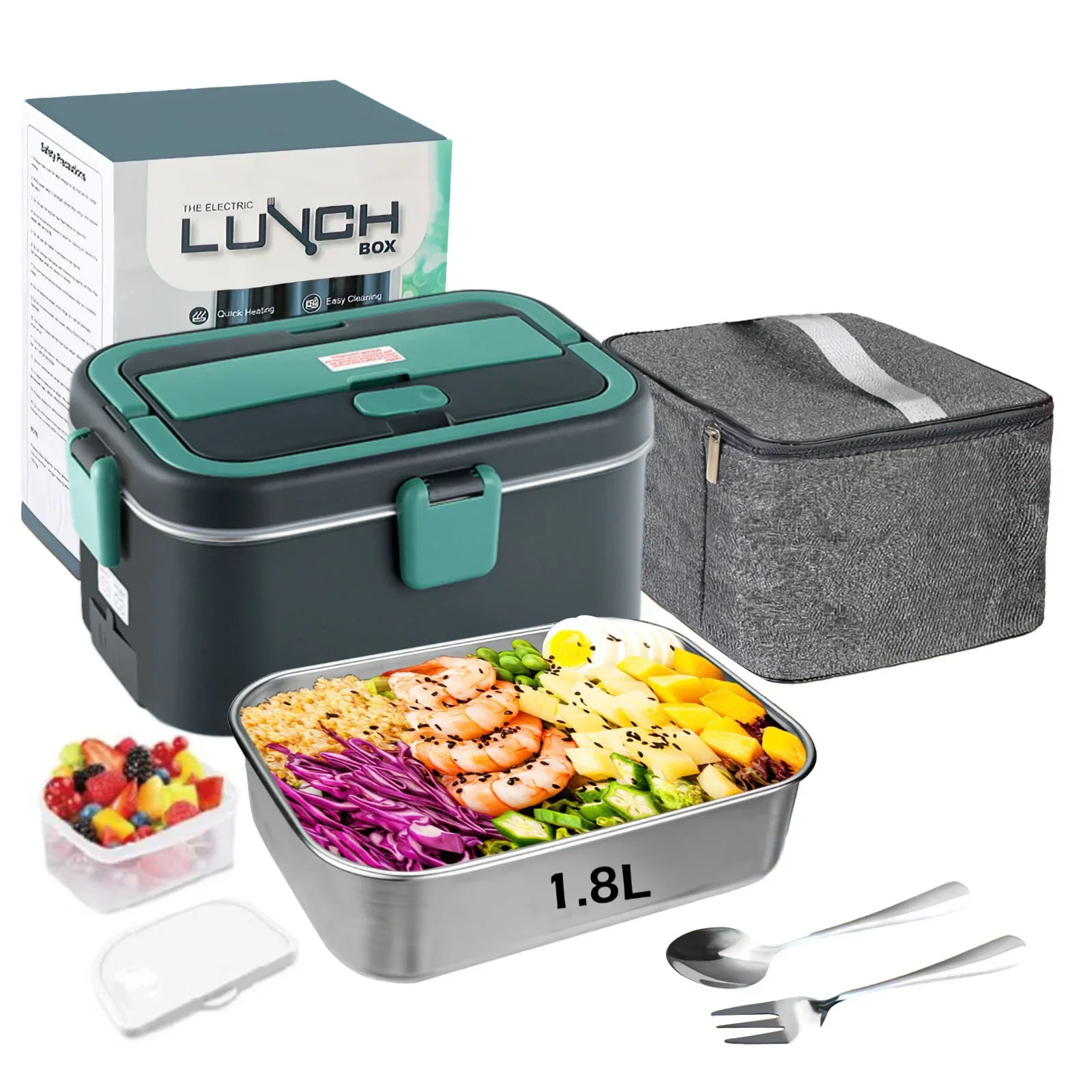 Electric Lunch Box Food Warmer - Food Storage For Camping 评论和价格