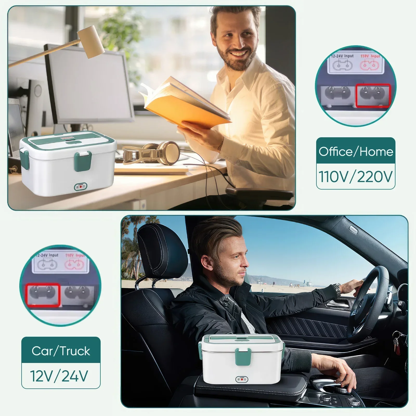 Electric Lunch Box Food Warmer - Food Storage For Camping 评论和价格