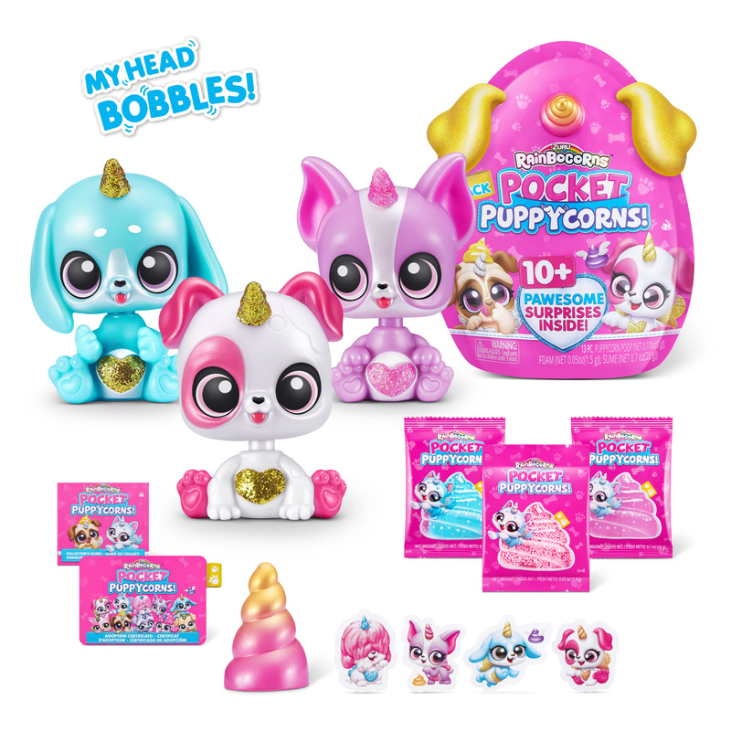 Zuru Rainbocorns Pocket Puppy  - Food Storage Eggs 评论和价格